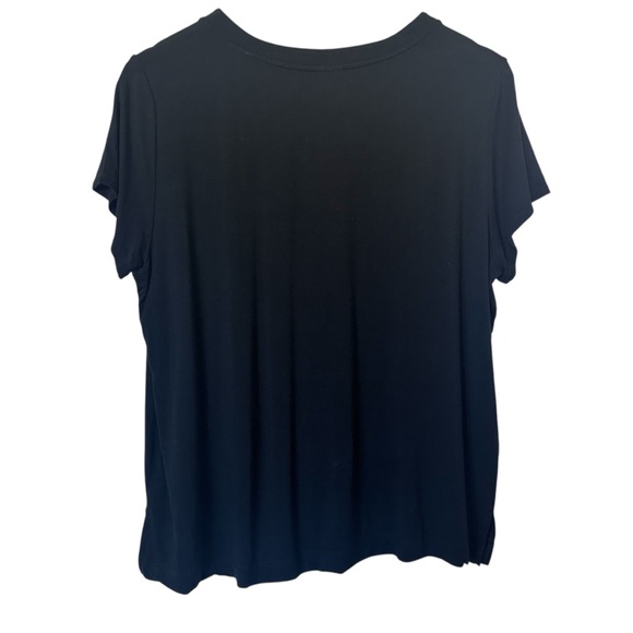 Soma COOL NIGHTS Banded Joggers & Short Sleeve Top Pajama Set Stargazer Grand L - Picture 5 of 14